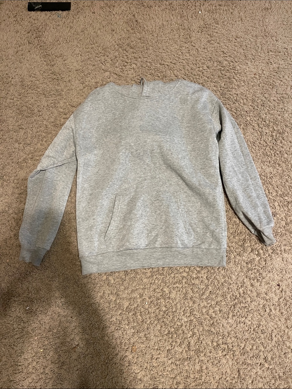 SHEIN Men's Light Gray Crewneck Sweatshirt